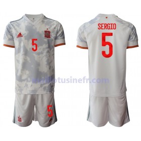 Maillot de Foot Espagne Sergio Busquets 5 Extérieur UEFA EURO 2020 - Enfant